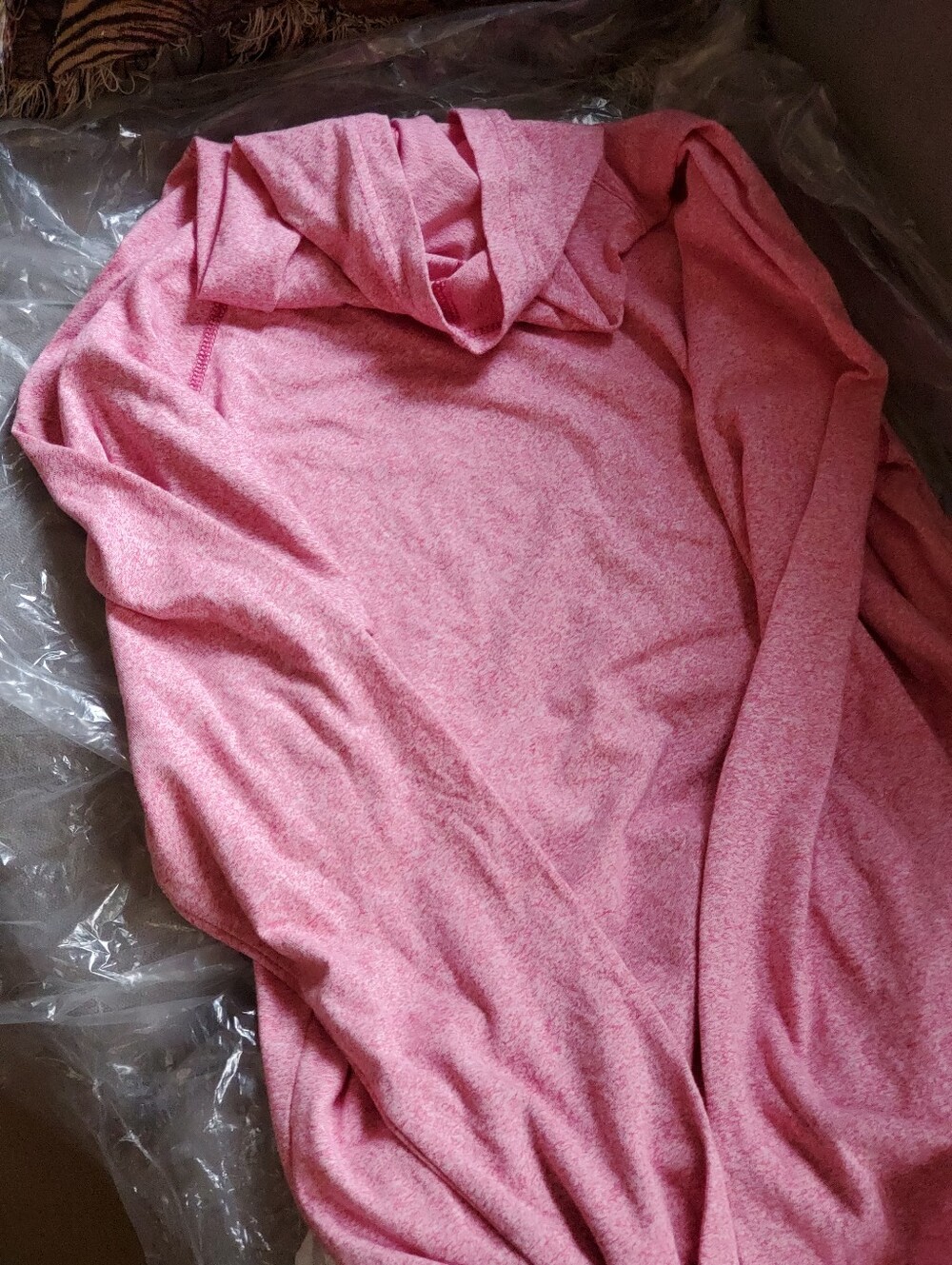 Soft Pink Women's Hooded Sleep Top